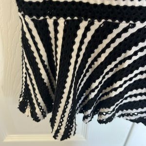 midi zebra skirt